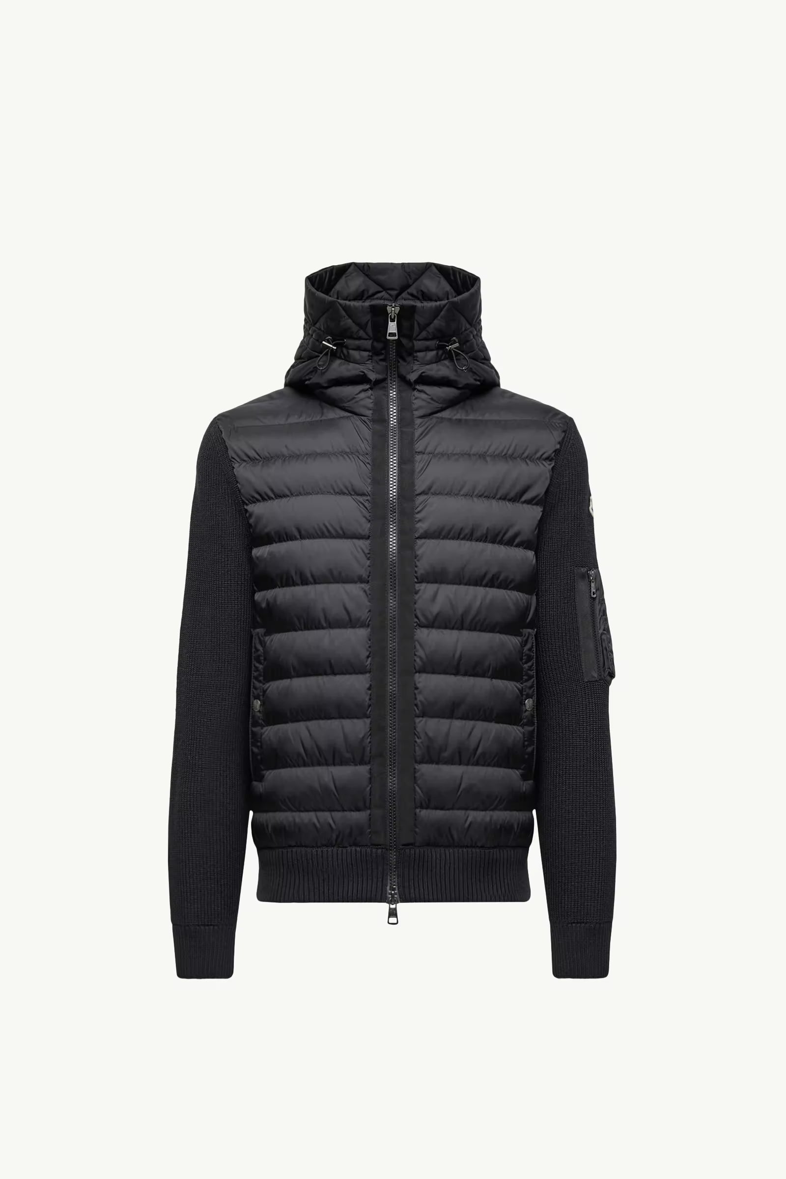 Cardigan zippé matelassé
